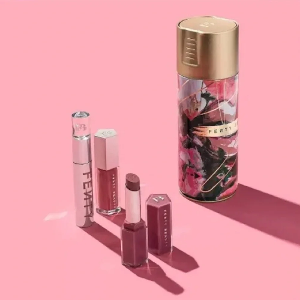 FENTY Beauty It`s Riri-szn Lip Set Gloss Bomb Icon Lipstick Gloss Stix